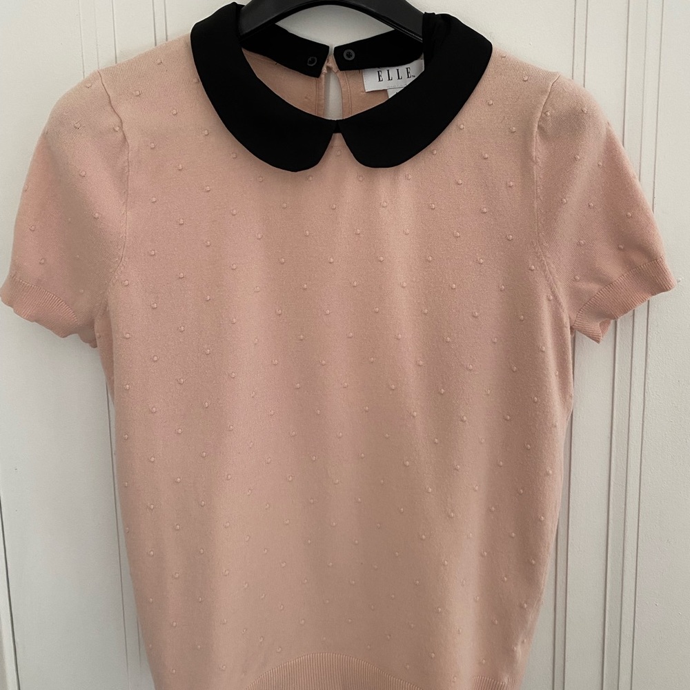 Elle sweater with collar